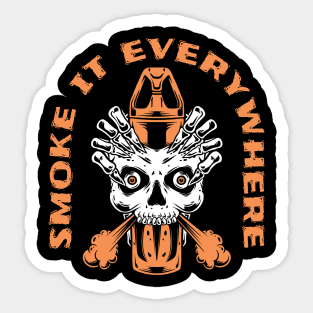 Smoke it Everywhere Sticker